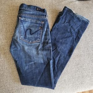 Citizens Of Humanity Kelly Stretch Low Waist Dark Wash Jeans Sz 26